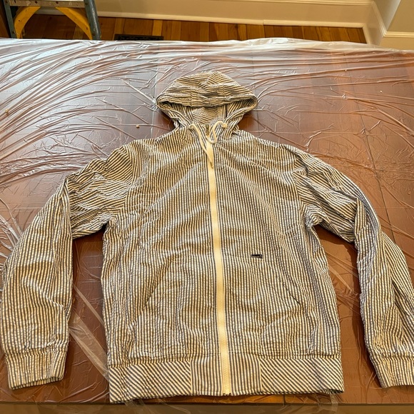 Seersucker Sweatshirt by Subscript - Picture 1 of 3